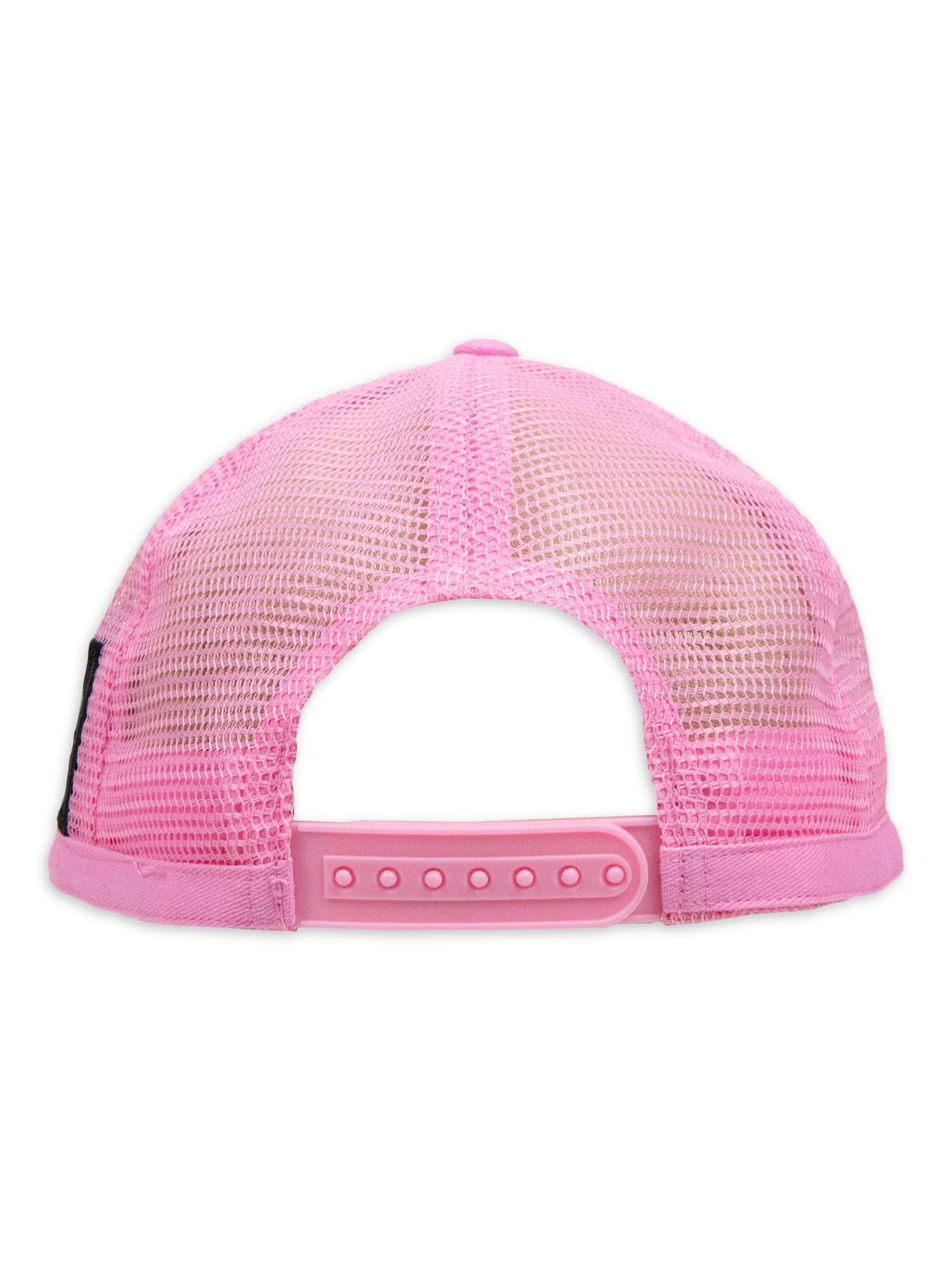 Justice Girl's Velvet Sequins Baseball Hat, Pink