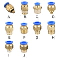 thumbnail image 3 of tredstone 10 Pieces Home Portable Threaded Interface Pneumatic Hose Connector Connectors 10 Reusable Fast Release Pipe Connectors Hardware PC4-01, 3 of 9