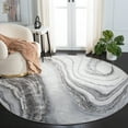 thumbnail image 2 of SAFAVIEH Orchard Edwin Modern Area Rug, Grey/Ivory, 8' x 8' Round, 2 of 8