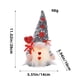 thumbnail image 3 of Muñeca gnoma de San Valentín con corazón • Decoración de tela de peluche • Cuerpo de fibra blanda • Decoración para la repisa y la mesa, 3 of 4