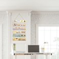 thumbnail image 4 of MUCHENGGIFT 4 Pieces Home Wall Decor Signs, THIS IS US/ TOGETHER/ BLESS THIS HOME/ FAMILY Wall Decor For Living Room Bedroom, Rustic Wooden Farmhouse Wall Art Decor, 4.7 x 13.8 Inch(White), 4 of 7