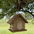 thumbnail image 6 of Backyard Essentials Wren Bird House Wooden Hanging Birdhouse, 6 of 8