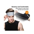 thumbnail image 4 of DAMAIE Bandeaux pour Hommes, Lot de 3 Bandeaux Anti-Transpiration, Bandeaux de Sport pour Course, Randonnée, Yoga, et Performance Extensibles, Bandeaux Anti-Humidité, 4 of 6