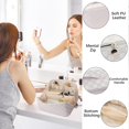 thumbnail image 3 of portable travel cosmetic bag, large cosmetic bag with multifunctional storage, 3 of 4
