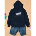 thumbnail image 3 of Buon Ferragosto Beach Objects Hoodie Juniors -Image by Shutterstock,  Medium, 3 of 4