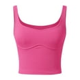 thumbnail image 3 of Kureaily Womens Sleeveless Cropped Rib Knit Seamless Sweetheart Neckline Going Out Tank Tops Tank Tops for Women, 3 of 4