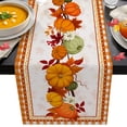 thumbnail image 3 of Pumpkins Fall Table Runner Autumn Thanksgiving Kitchen Dining Table ration for Home Party Wedding Indoor Outdoor r, 3 of 6