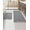 Grey & Light Grey, variant on Waffle Bath Mat Set, Non Slip Bathroom Rugs Sets 2 count, Ultra Absorbent Long Bath Rug Runner for Bathroom Boho Chic Decor, Machine Washable Floor Mats, Brown & White, 20"x47" Plus 18"x30"
