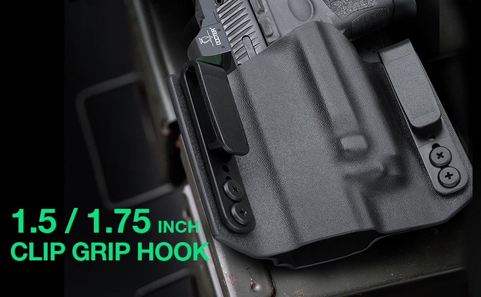 OWB Holster Fit Taurus G2C/G3C/MillenniumG2 PT111/PT140 w/OLIGHT BALDR Mini