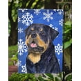 thumbnail image 3 of Carolines Treasures SS4662GF 11 x 15 in. Rottweiler Winter Snowflakes Holiday Flag Garden Size, 3 of 3