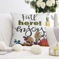 thumbnail image 3 of Enjoy Fall Pillow Covers Set Of 4, Linen Holiday Pillow Covers Home Decor, 3 of 5