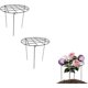 thumbnail image 1 of KAIYANG anillos de soporte para flores, estaca de soporte para plantas en forma de jaula, aros con 3 patas para flores pesadas (18'), 1 of 5