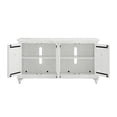 thumbnail image 5 of Martin Svensson Home Garden District Solid Wood TV Stand for TVs up to 70", Rustic White, 5 of 5