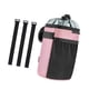 thumbnail image 4 of Bolsa para botella de agua para bicicleta, portabotellas para manillar con compartimento de malla para ciclismo Rosa, 4 of 9
