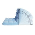 thumbnail image 2 of Loungie Microplush Recliner Chair Folding Floor Mat Adjustable Gaming Portable, 2 of 7