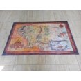 thumbnail image 2 of Middle Earth Map Area Rug, Multicolor, 47'x70' (120x180cm), Custom, Living Room, Non-Slip, Cotton, Machine-Woven, Water Resistant, Limited Warranty, 2 of 7