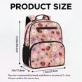 thumbnail image 7 of Pzuqiu Ladybug FloralToddler Backpack for Girls 2-4 Mini Kids School Bag with Front Pocket Preschool Small Girls Bookbag for Kindergarten School Supplies, 7 of 7