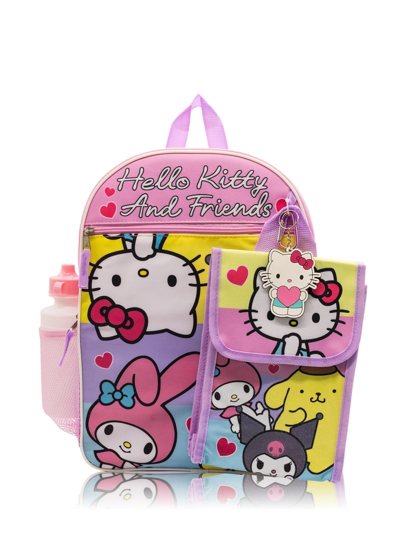 Sanrio Hello Kitty and Friends 5PC Backpack Set With Snack Tote