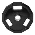 thumbnail image 1 of Disco de pesas CAP Barbell de 25 lb con agarre y recubrimiento de goma para barra olímpica, 1 of 4