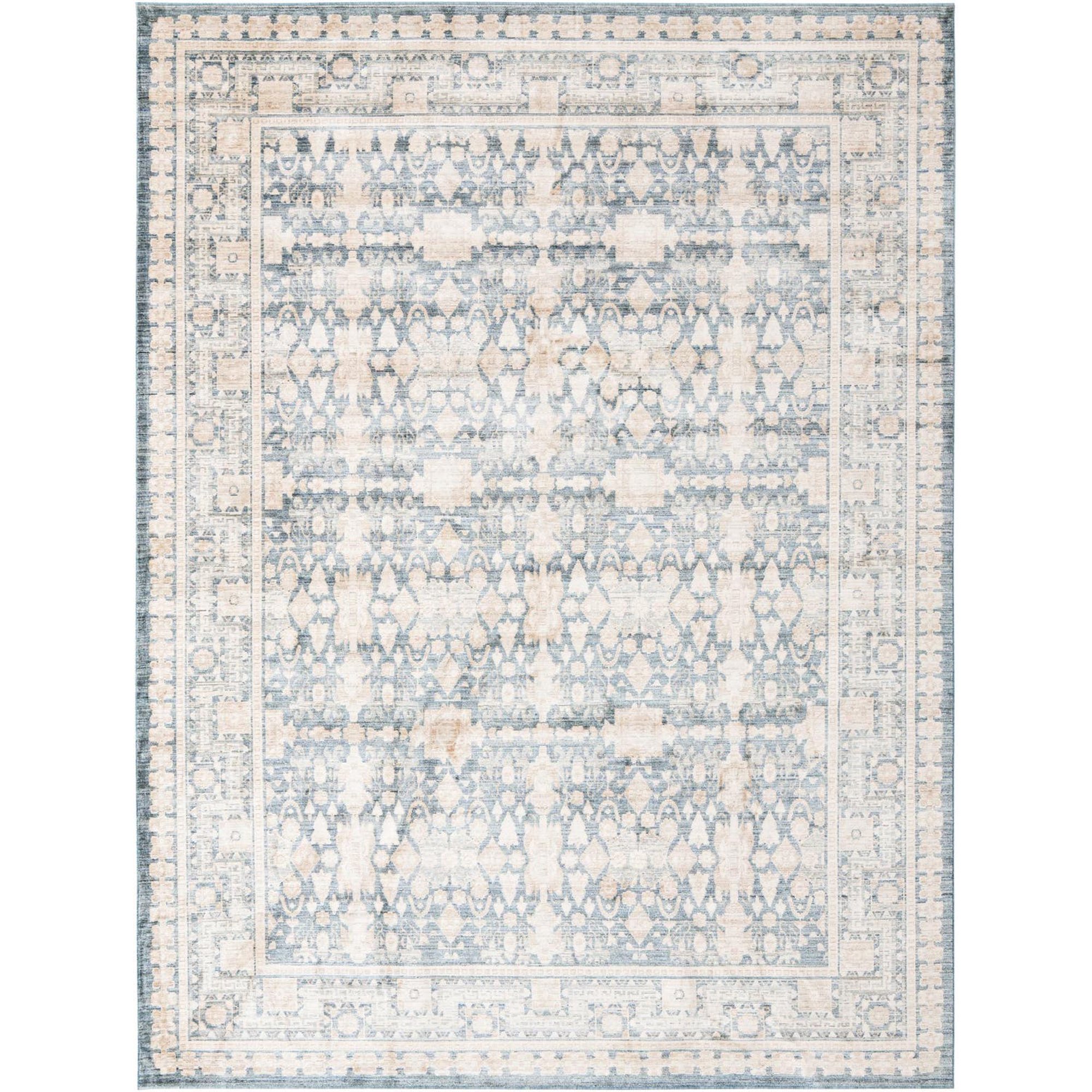 Rugs.com Noble Collection Rug – 7' 10 X 10' 10 Green Medium Rug Perfect For Living Rooms, Large Dining Rooms, Open Floorplans