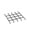 Metallic Silver, variant on Xirurus Campfire Grill Replacement Grid Mesh Overlay, Heavy Duty Steel Wire Net Grating Sheet Accessory for Adjustable Outdoor Camp Stove Stands (8.66x8.27x1.18 in / 22x21x3 cm)