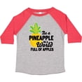 thumbnail image 3 of Inktastic Be a Pineapple in a World Full of Apples Boys or Girls Toddler T-Shirt, 3 of 5