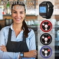 thumbnail image 2 of Restaurant Pager Wireless Waiter Calling System Watch Receiver Call Button, 2 of 8