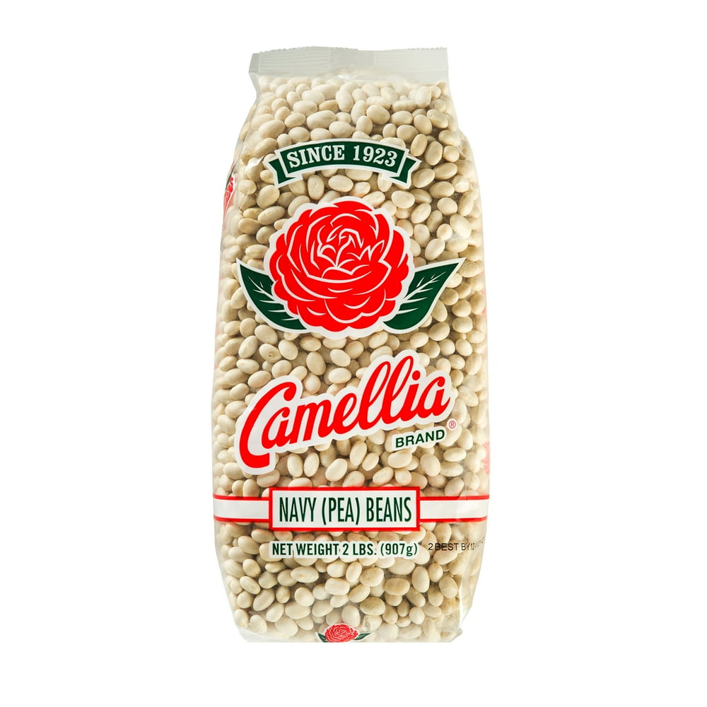 Camellia Brand Navy Pea Beans Dry Bean 2 Pound Bag - Walmart.com