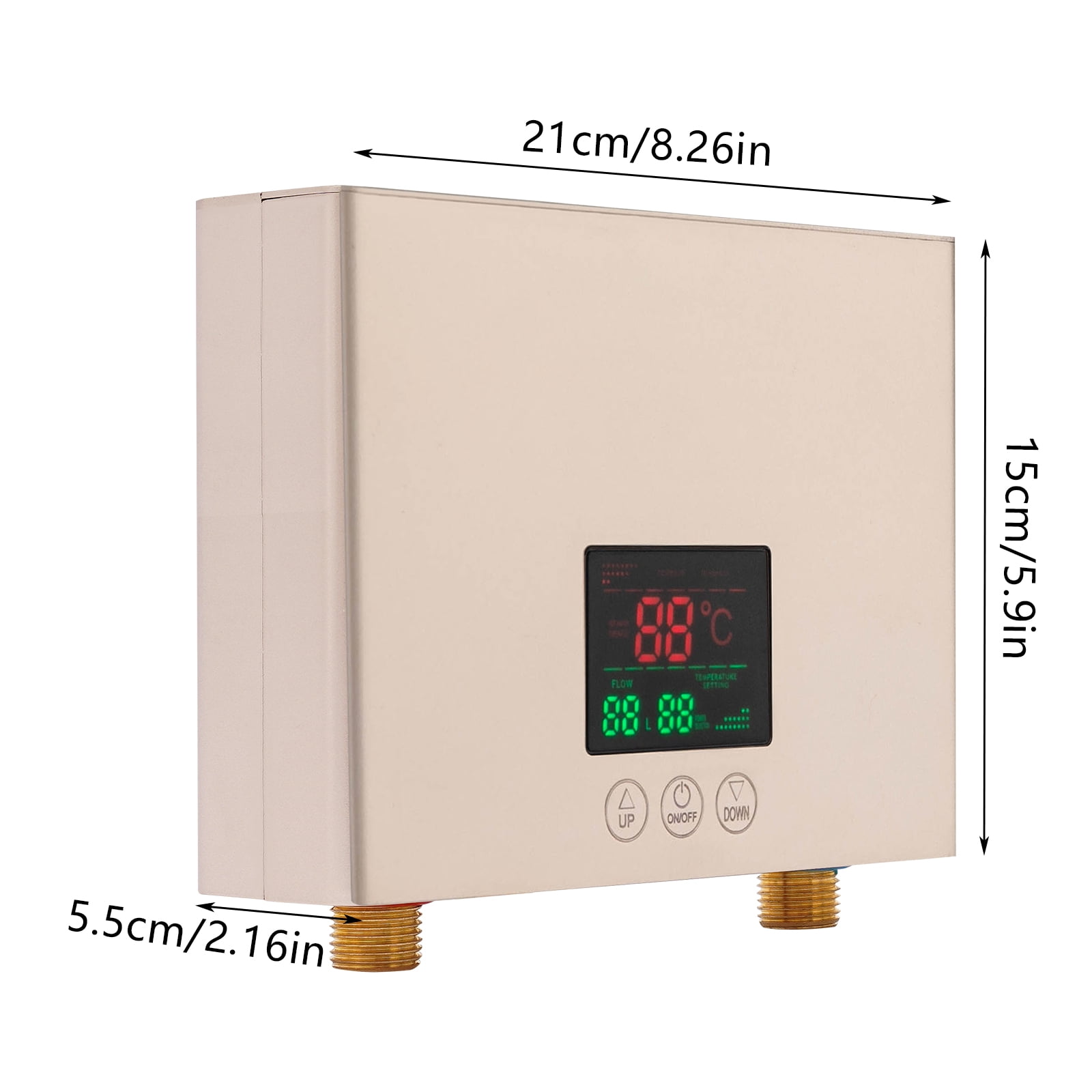 3000W 110V Mini Electric Water Heater, Water Heater, Tankless Water Heater (Batteries Not Included)