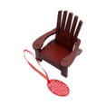 thumbnail image 3 of lionlar Miniature Rocking Chair Festive Scenes Hanging Ornament Photo Props Ornament Brown, 3 of 9