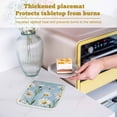thumbnail image 6 of Blue Daisy Flower Pot Holders for Kitchen Heatproof Potholder, 3 Pack White Farmhouse Floral Spring Hot Pads Multipurpose Oven Pads Cloth Potholders Trivet for Cooking Baking, 6 of 8