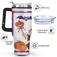 thumbnail image 3 of Halloween Insulated Tumblers Happy Halloween Tumbler Cup with Straw,Thermal with Lids for Hot and Cold Drinks for Daughter Son 40 oz Spooky Tumbler, 3 of 7