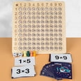 thumbnail image 3 of Tablero de multiplicación y suma de matemáticas de madera Montessori Niños Contando Juguete Niños Aprendizaje de juguetes educativos Juego de mesa de matemáticas de madera para niños mayores de 3 años, 3 of 10