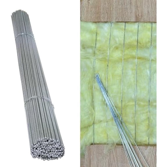 160 Pcs 16 Inch Insulation Support Wire, 1095 Carbon Steel Metal Insulated Support Rods 16" for Attic Flooring, Ceiling and Wall Insulation$$Building Supply