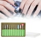 thumbnail image 5 of Accesorio para máquina de pedicura, 10 piezas de taladro eléctrico para uñas, herramienta de pulido, brocas para uñas optimizadas para la excelencia, 5 of 8