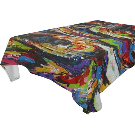 

POPCreation Watercolor Dog Tablecloth 60x84 inches