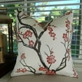 thumbnail image 4 of Plutus Japanese Blossom Handmade Throw Pillow, 4 of 4