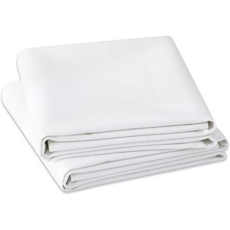 Shunjie.Home 2 Pack Waterproof Crib Mattress Protector Pad 27" x 39", Washable Flannel Crib Pad