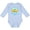 AE-Light Blue, variant on Inktastic Summer Enjoy the Sunshine Newport Beach Florida in Blue Boys or Girls Long Sleeve Baby Bodysuit