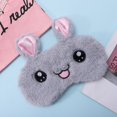 thumbnail image 2 of Máscara para dormir, bonita máscara de peluche con forma de conejito, para dormir, 20 x 10 cm, 2 of 2