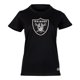 thumbnail image 1 of NFL Playera Aficionado Básica Las Vegas Raiders Negro para Mujer, Talla Grande, 1 of 5