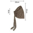 thumbnail image 2 of Baqcunre Beanies Hats Men, Slip On Pre Tied Head Scarves Women Headwear Turban Caps Head Wrap Headscarf for Women Girls Cap, Beanie for Women, Baby Beanie, 2 of 3