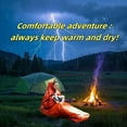 thumbnail image 4 of Ultra-Compact 11x6x6in Packed PE Sleeping Bag, 135g Lightweight & Water-Resistant for Camping, Hiking, Travel, 4 of 8