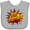 AC-Heather Grey, variant on Inktastic Big Brother Super Hero Boys Baby Bib