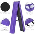 thumbnail image 5 of SONGMY 6FT Purple Folding Balance Beam, Non-Slip Gymnastics Training Equipment, Portable Practice Beam for Kids Adults, 5 of 10