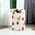thumbnail image 6 of Yayeee Freestanding Laundry Hamper with Handle Collapsible Large Storage Basket for Clothes, Beige Cherry, 6 of 7