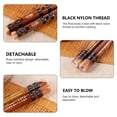 thumbnail image 4 of 1 Pc Chinese Flute Introductory Wooden Flute Portable Flute for Beginner (E Key), 4 of 5