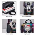 thumbnail image 3 of Balery Modern Abstract Colorful Skull C Mochila ligera para hombre y mujer: duradera e impermeable, ideal para la escuela, el trabajo, viajes y uso diario., 3 of 7