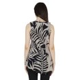thumbnail image 4 of Inkmeso Printed Sleeveless Summer Basic Top For Womens High- Low Hem Comfy Tee Long Top, 4 of 7