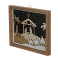 thumbnail image 4 of TEMPS DES VACANCES PL 9.25 en bois Nativité Décor mural, 4 of 5